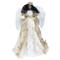 Santa's Workshop 14" Cream & Gold Angel Tree Topper